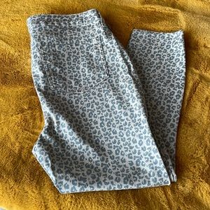 Chicos leopard skinny jeans